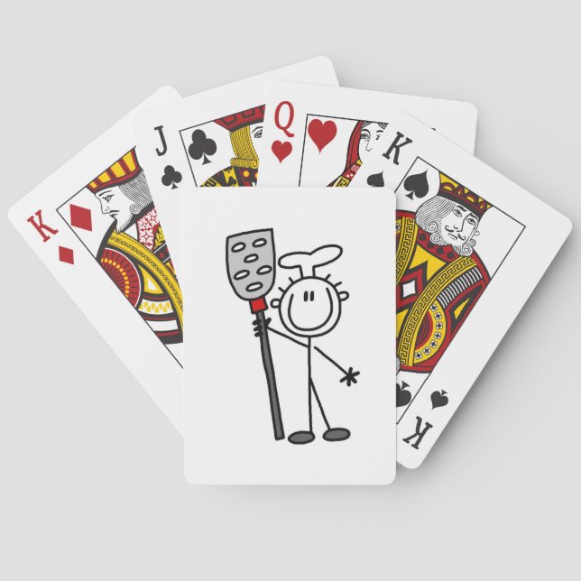 Jeu De Cartes Chef avec spatule (dos)