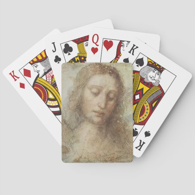 Jeu De Cartes Chef du Christ (Christianisme) (Léonard de Vinci) (dos)
