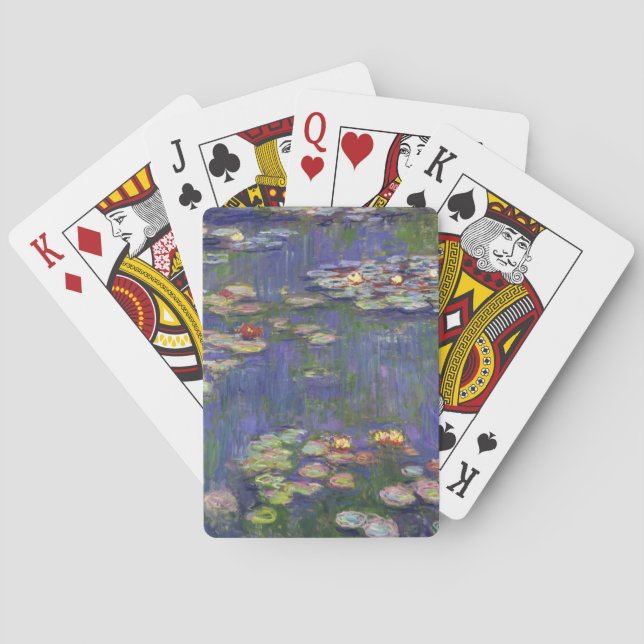 Jeu De Cartes Chefs-d'œuvre de Nymphéas de Monet (dos)