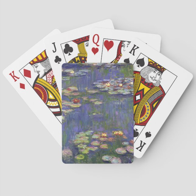 Jeu De Cartes Chefs-d'œuvre de Nymphéas de Monet (dos)