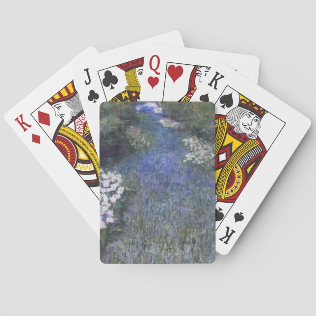 Jeu De Cartes Chemin impressionniste de la forêt bleue (dos)
