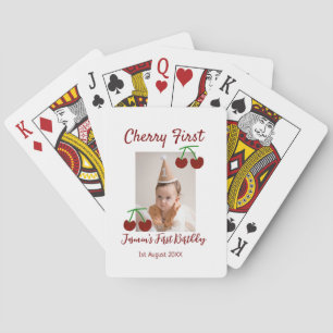Jeu De Cartes Chercher premier heureux anniversaire photo enfant