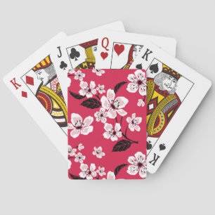 JEU DE CARTES CHERRY BLOSSOM - SAKURA (ROUGE)