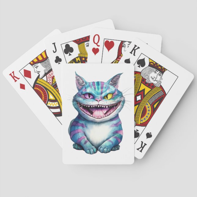 Jeu De Cartes Cheshire Cat (dos)
