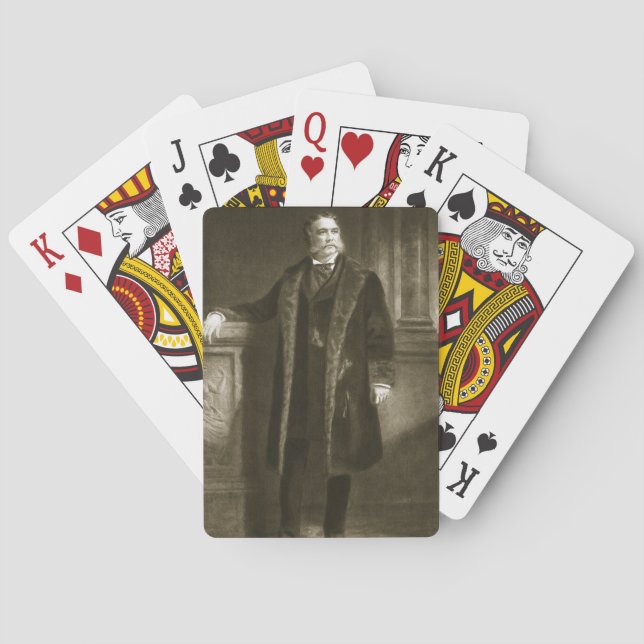 Jeu De Cartes Chester A. Arthur, 21e président des États-Unis (dos)
