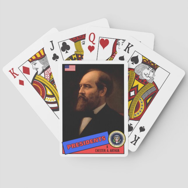 Jeu De Cartes Chester A. Carte Arthur Baseball (dos)
