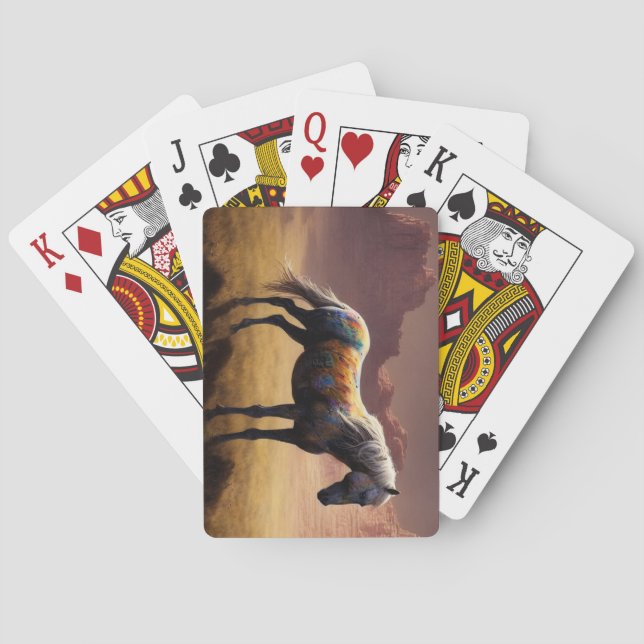 Jeu De Cartes Cheval autochtone (dos)