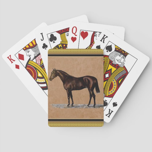 Jeu De Cartes Cheval Brown (dos)