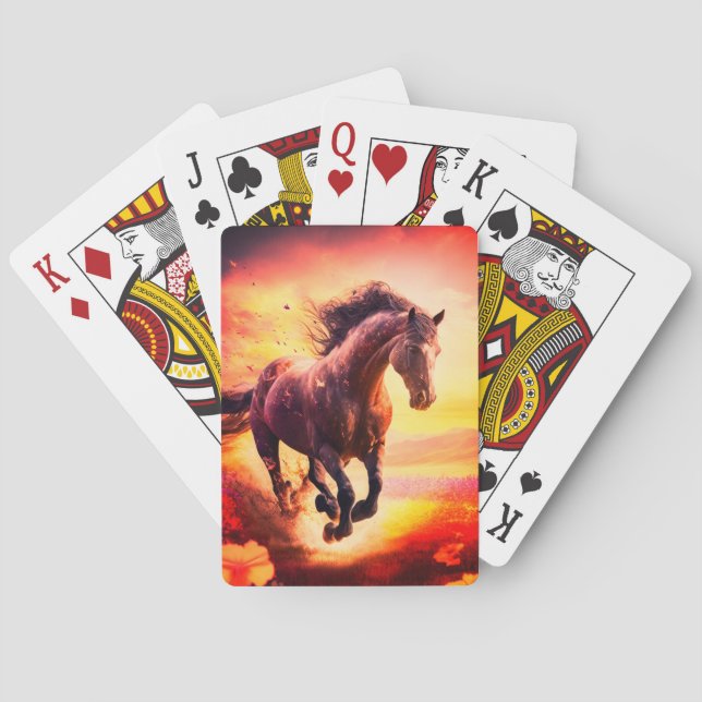 Jeu De Cartes Cheval d'art (dos)