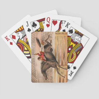 Jeu De Cartes Cheval de cirque et daredevil volant haute taille
