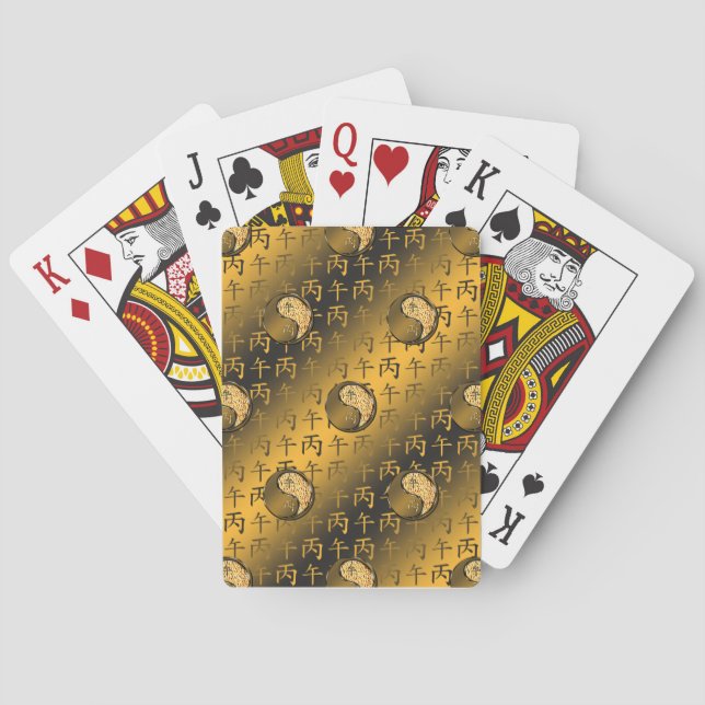 Jeu De Cartes Cheval de feu (dos)