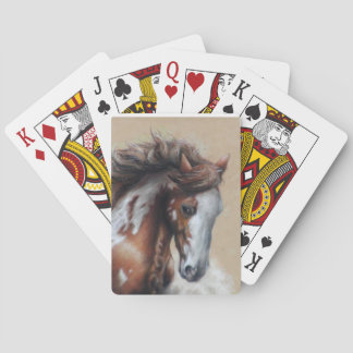 Jeu De Cartes Cheval de peinture dans le désert