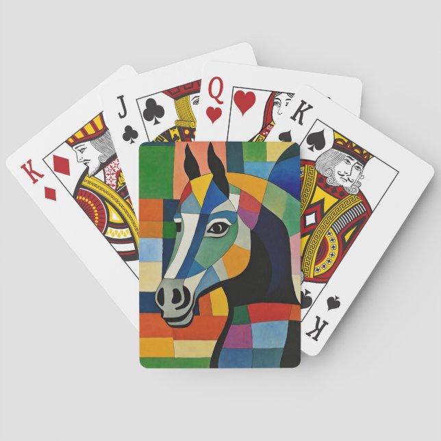 Jeu De Cartes Cheval des couleurs (dos)