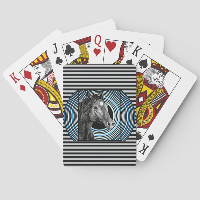 Jeu De Cartes Cheval Main Drake Art (dos)