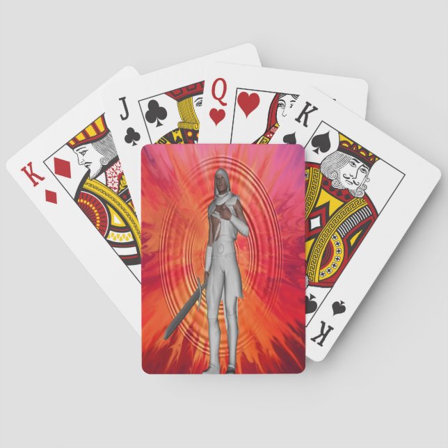 Jeu De Cartes Chevalier blanc (dos)