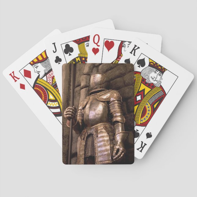 Jeu De Cartes Chevalier en armure (dos)