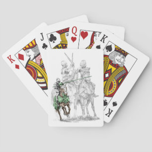 Jeu De Cartes Chevaliers de la Renaissance médiévale