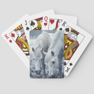 Jeu De Cartes Chevaux blancs