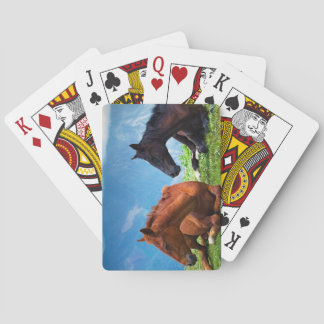 Jeu De Cartes Chevaux de Moody Mountain : Un voyage d'art raffin