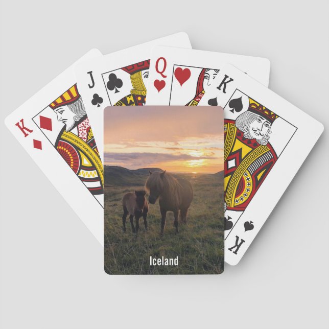 Jeu De Cartes chevaux islandais - (dos)