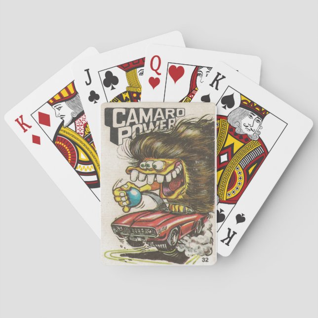 Jeu De Cartes Cheverolet Camaro (dos)