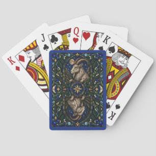 Jeu De Cartes Chèvre, vitrail des Highlands rocheux