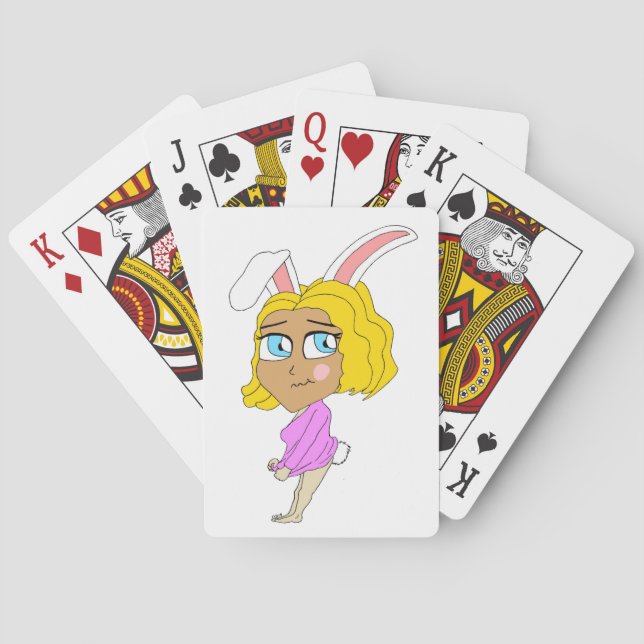 Jeu De Cartes chibi bunnygirl (dos)