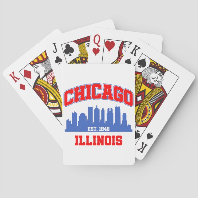 Jeu De Cartes Chicago, Illinois (dos)