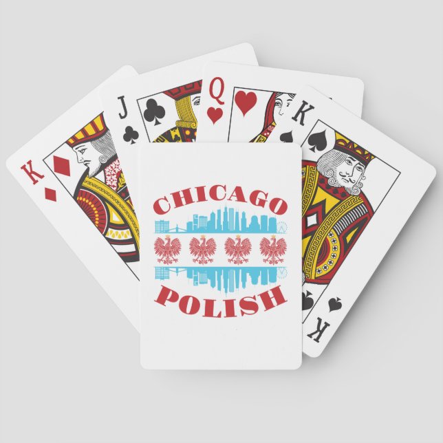 Jeu De Cartes Chicago Pologne Pologne Heritage Pride (dos)