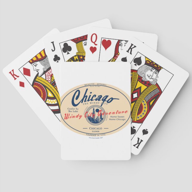 Jeu De Cartes Chicago Windy City (dos)