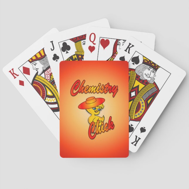 Jeu De Cartes Chick de chimie #5 (dos)