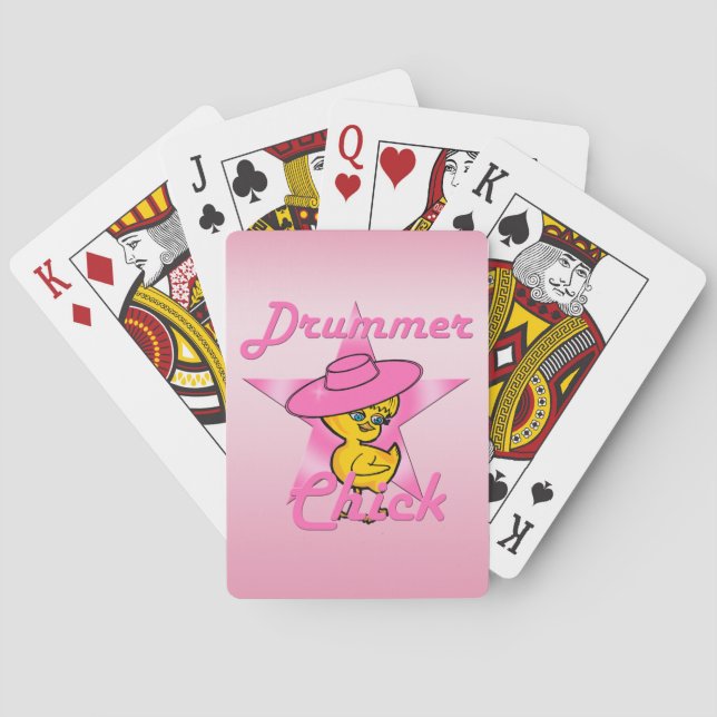 Jeu De Cartes Chick de tambour n° 8 (dos)