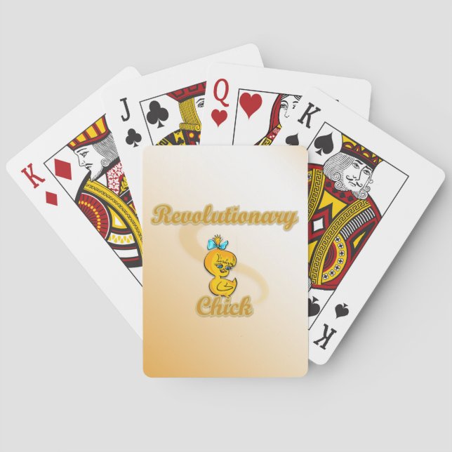 Jeu De Cartes Chick révolutionnaire (dos)