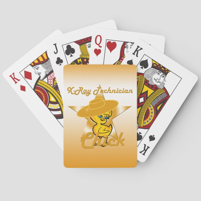 Jeu De Cartes Chick Technicien en rayons X #10 (dos)