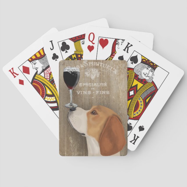 Jeu De Cartes Chien Au Vin Beagle (dos)