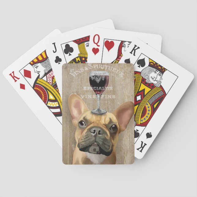 Jeu De Cartes Chien Au Vin, Chien de taule français (dos)