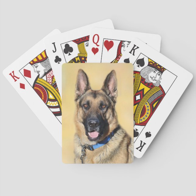 Jeu De Cartes Chien berger allemand Jouer des cartes (dos)