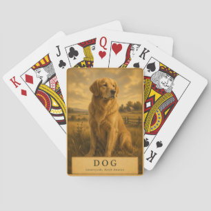 Jeu De Cartes Chien Campagne Nord-Américaine VINTAGE