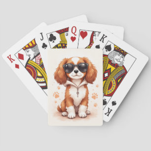Jeu De Cartes Chien Cavalier King Charles Spaniel Kawaii Drôle