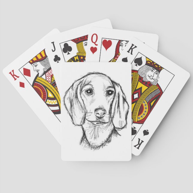 Jeu De Cartes Chien-chien dragon (dos)