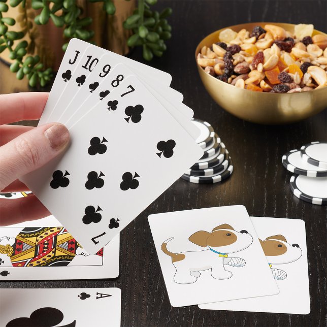 Jeu De Cartes Chien chiot blessé (Créateur téléchargé)