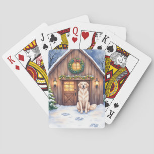Jeu De Cartes Chien de berger anatolien à l'aquarelle grange rus