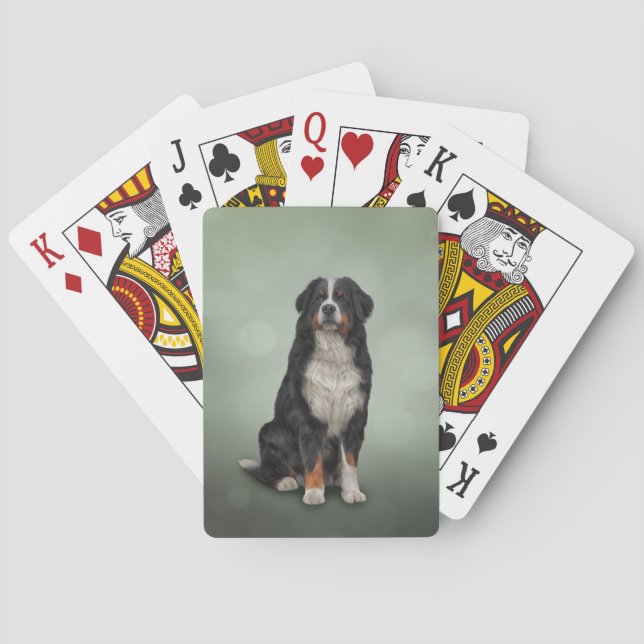 Jeu De Cartes Chien de montagne de Bernese (dos)