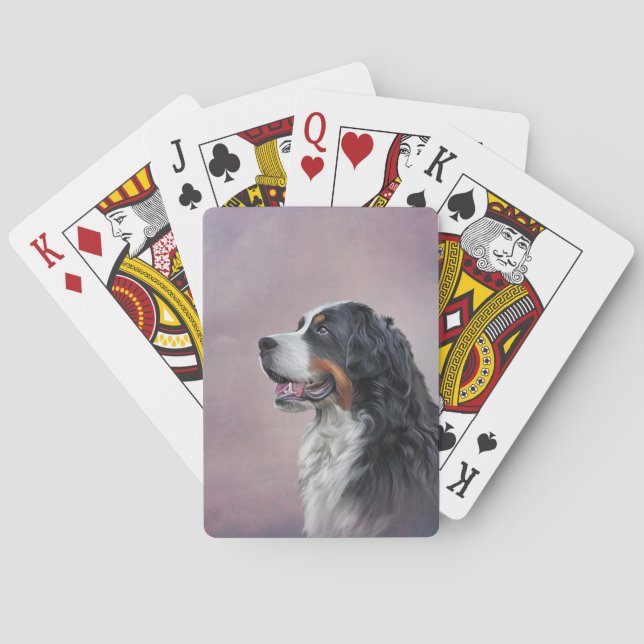 Jeu De Cartes Chien de montagne de Bernese (dos)