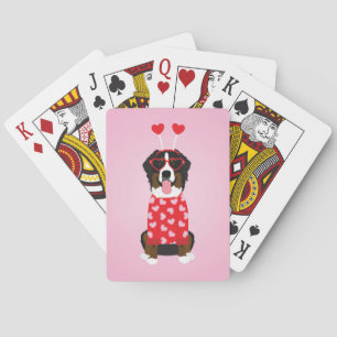Jeu De Cartes Chien de montagne de Saint-Valentin Bernese