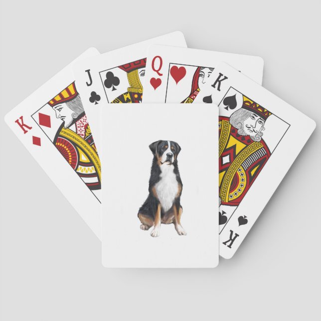 Jeu De Cartes Chien de montagne suisse (A) (dos)