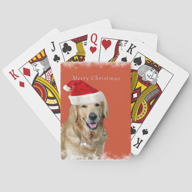 Jeu De Cartes Chien de Noël (dos)
