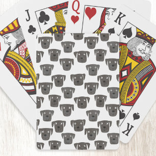 Jeu De Cartes Chien de repérage du Labrador noir