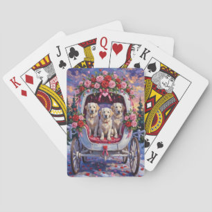 Jeu De Cartes Chien des Pyrénées pour la Saint-Valentin 