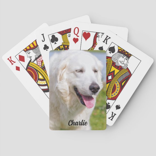 Jeu De Cartes Chien Gardien des Pyrénées Blanches (dos)